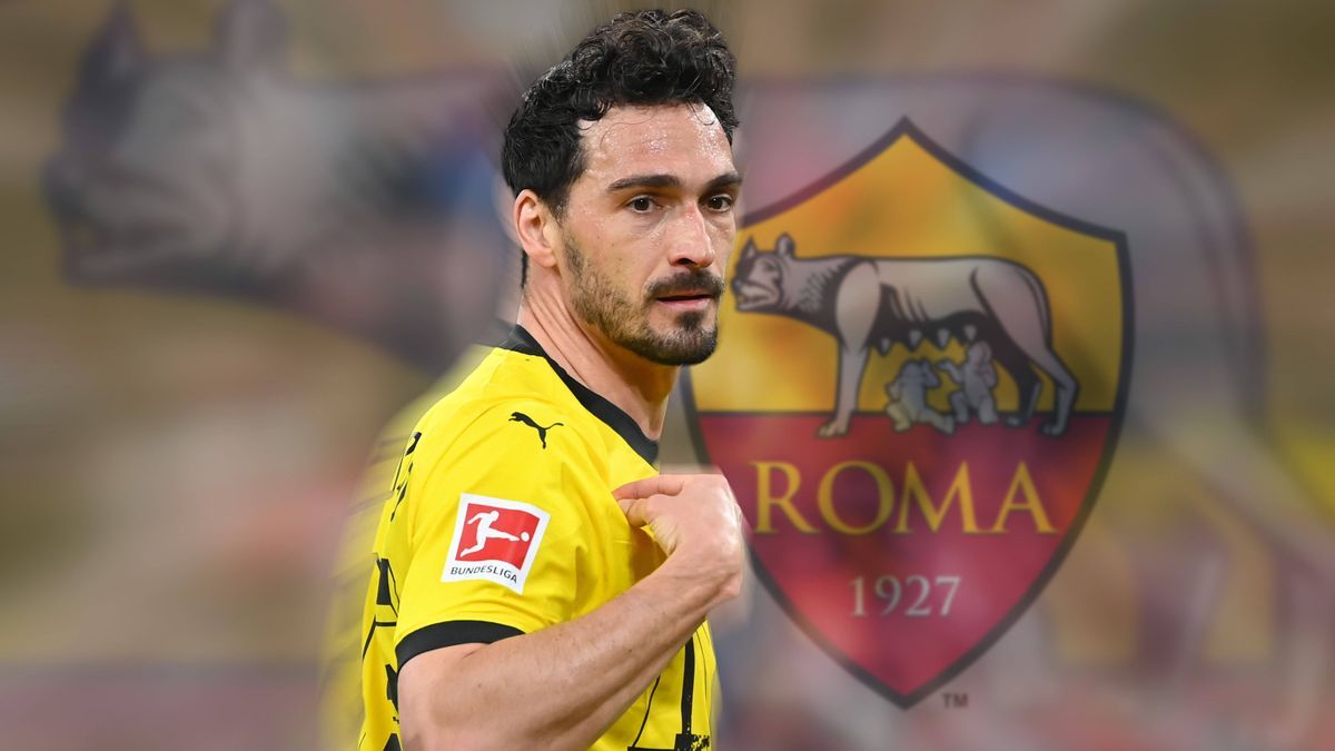 FOTOMONTAGE: Mats HUMMELS -Wechsel zum AS Rom moeglich. ARCHIVFOTO; Aktion,Einzelbild,angeschnittenes Einzelmotiv,Halbfigur,halbe Figur. *** PHOTOMONTAGE Mats HUMMELS change to AS Roma possible ARC...