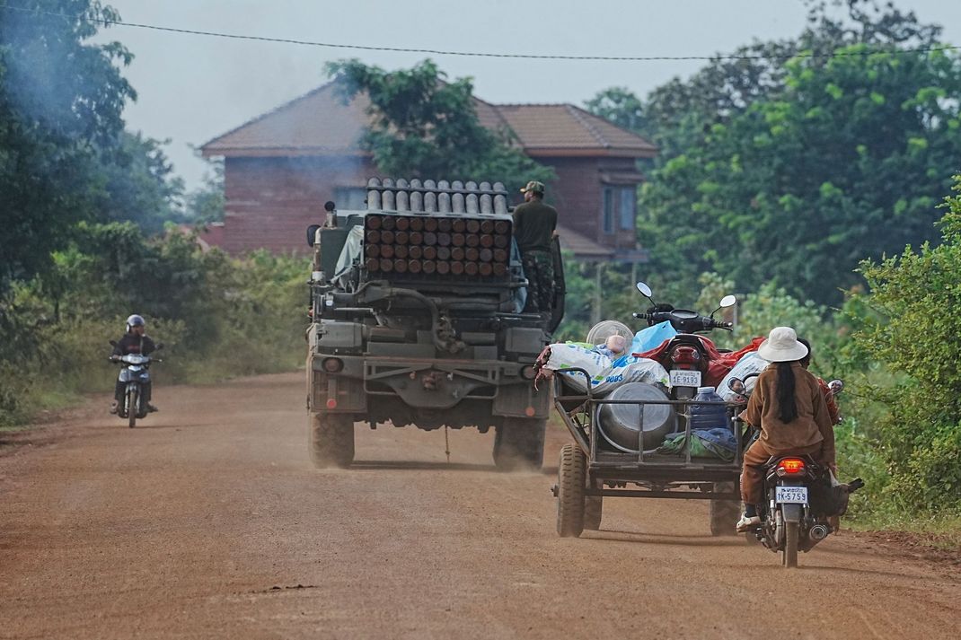 Die Gewalt in der Grenzregion zwischen Thailand und Kambodscha breitet sich erneut aus.