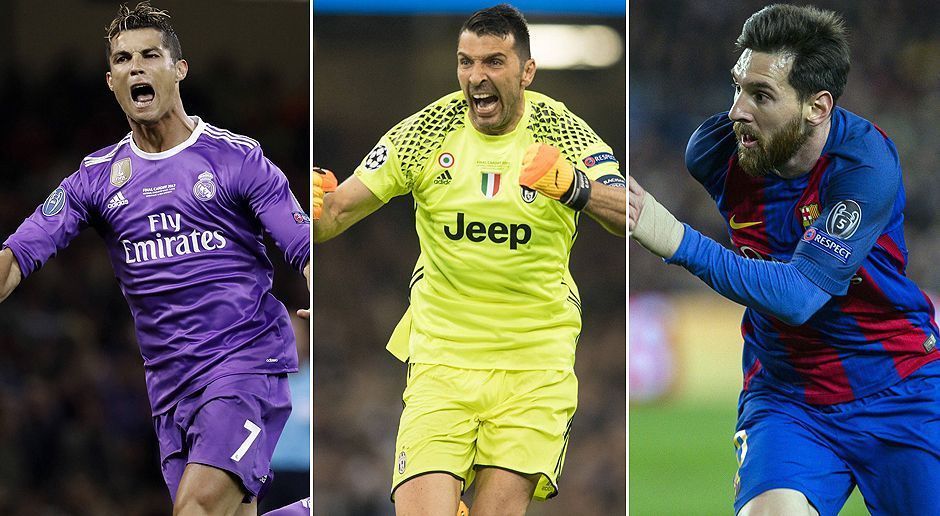 
                <strong>Champions League: Shortlist der besten Spieler je Position der Saison 2016/17</strong><br>
                Am 24. August, anlässlich der Auslosung zur Champions-League-Gruppenphase, kürt die UEFA wieder die besten Spieler der zurückliegenden Saison. Je ein Torhüter, Verteidiger, Mittelfeldspieler und Stürmer wird dabei ausgezeichnet. ran.de zeigt die zwölf Spieler umfassende Shortlist, die die UEFA schon jetzt veröffentlicht hat.
              