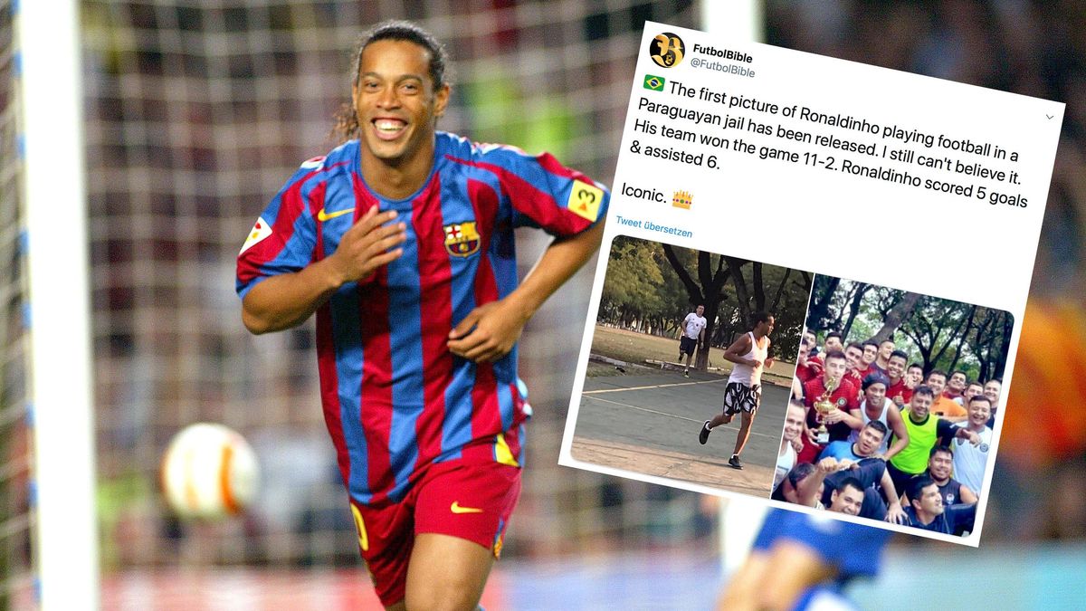 Ronaldino glänzt bei Knast-Kick