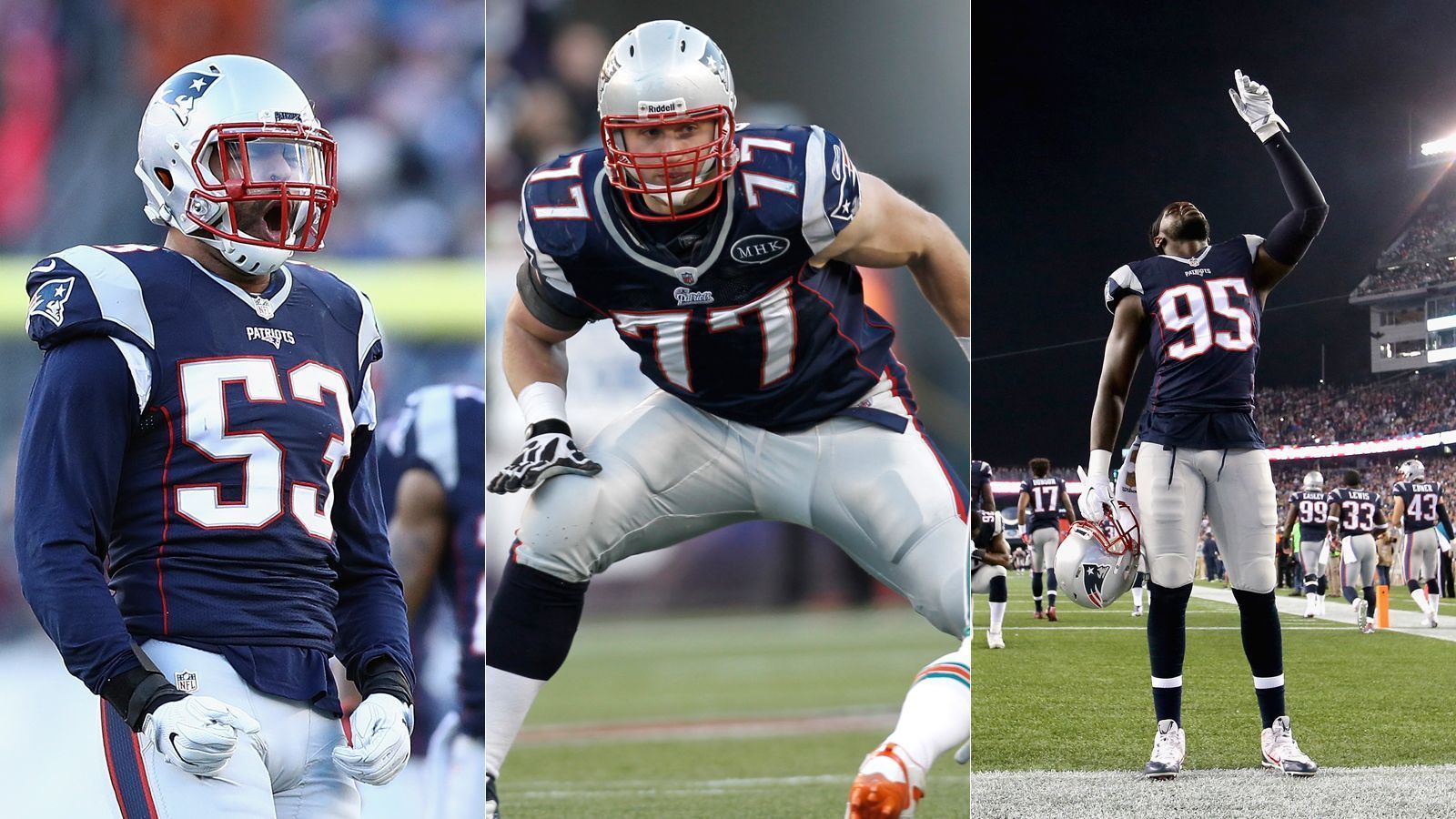 
                <strong>Jones, Solder und Co.</strong><br>
                Weitere gute Deals:2016 mit den Arizona CardinalsPatriots erhalten: Zweitrunden-Pick und Guard Jonathan Cooper für Pass Rusher Chandler Jones.Grund: Jones hatte nur noch ein Jahr Vertrag.2011 mit den Oakland RaidersPatriots erhalten: Erstrunden-Pick für Defensive Tackle Richard SeymourGrund: Mit dem Erstrunden-Pick holten sie Left Tackle Nate Solder.2016 mit den Detroit LionsPatriots erhalten: Linebacker Kyle Van Noy und einen Siebtrunden-Pick für einen Sechstrunden-PickGrund: Sehr geringer Verlust an Draftkapital, Van Noy ist seither wichtiger Bestandteil der Patriots Defensive.
              