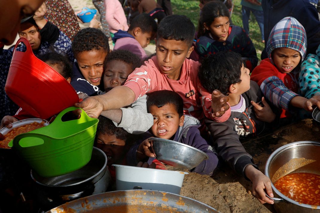 Hunger gehört im Gazastreifen für viele Menschen zum Alltag.