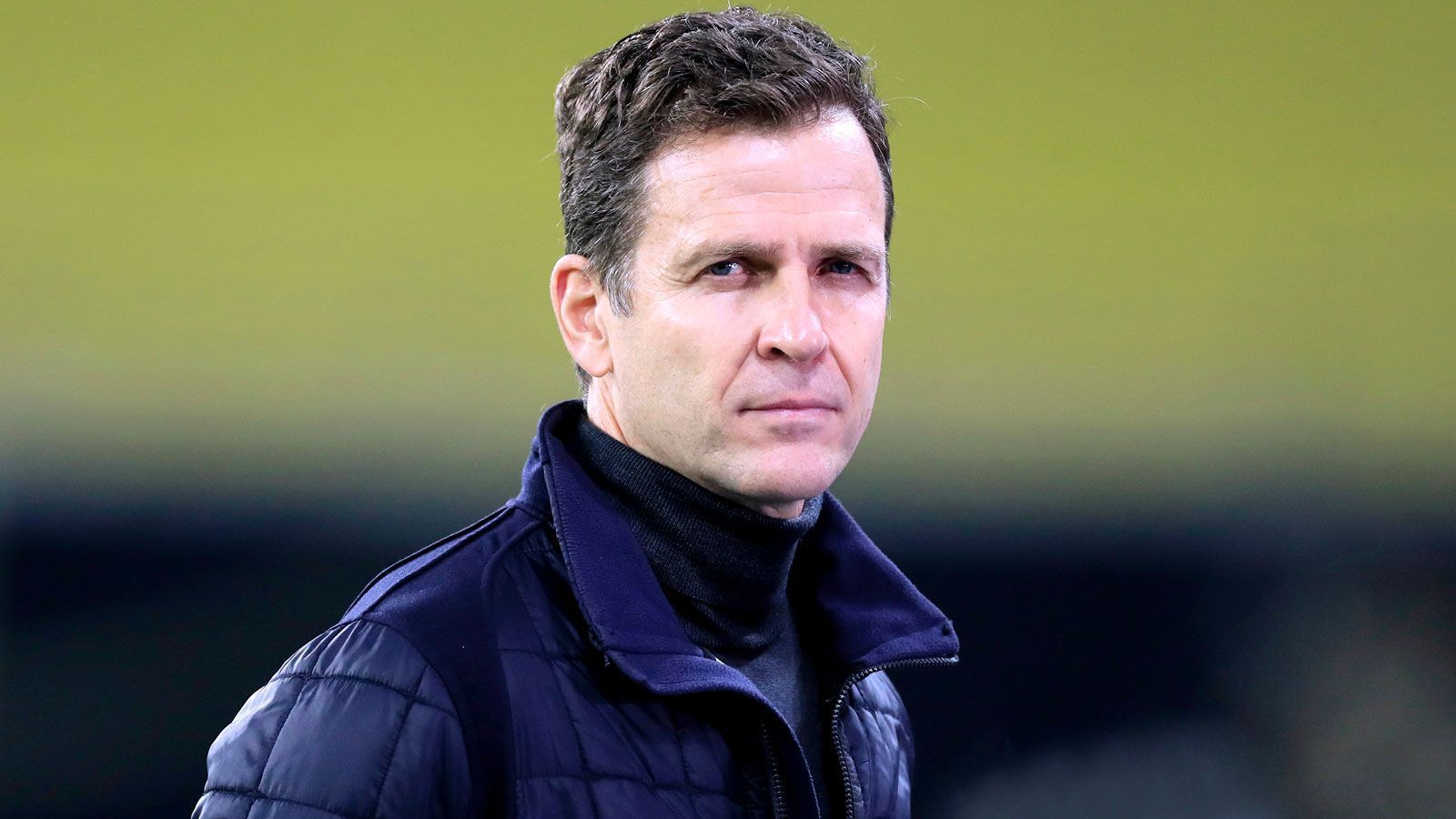 
                <strong>7. Oktober 2021</strong><br>
                Oliver Bierhoff hält nichts von einem möglichen Verzicht der deutschen Nationalmannschaft auf die WM. "Wir werden nach Katar fahren, ein Boykott spielt für uns keine Rolle. Und dann werden wir uns überlegen, was wir vor Ort ansprechen und welche Aktivitäten wir starten, um weiter positiv einzuwirken", sagt der DFB-Direktor.
              