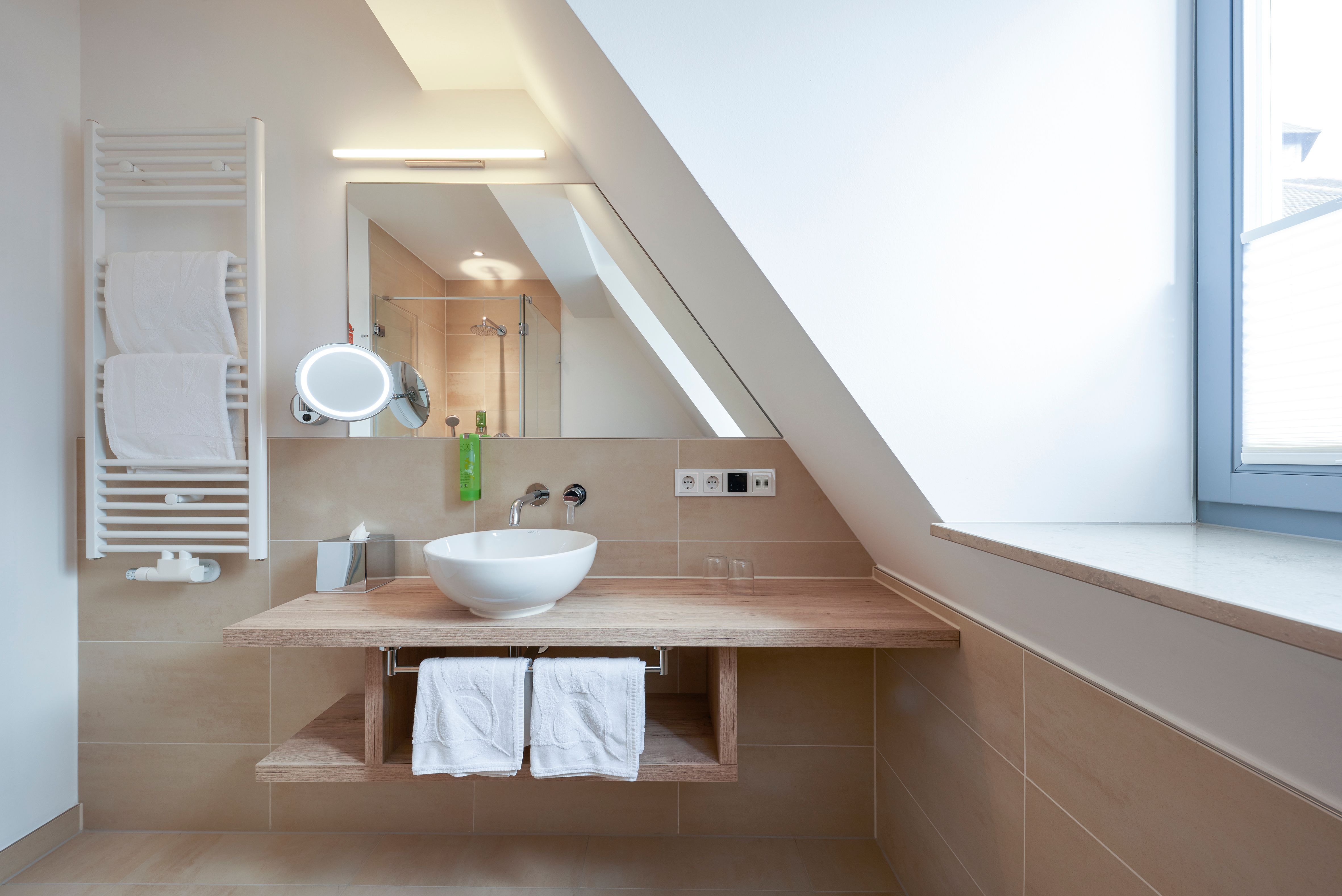Badezimmer im Hotel Victoria