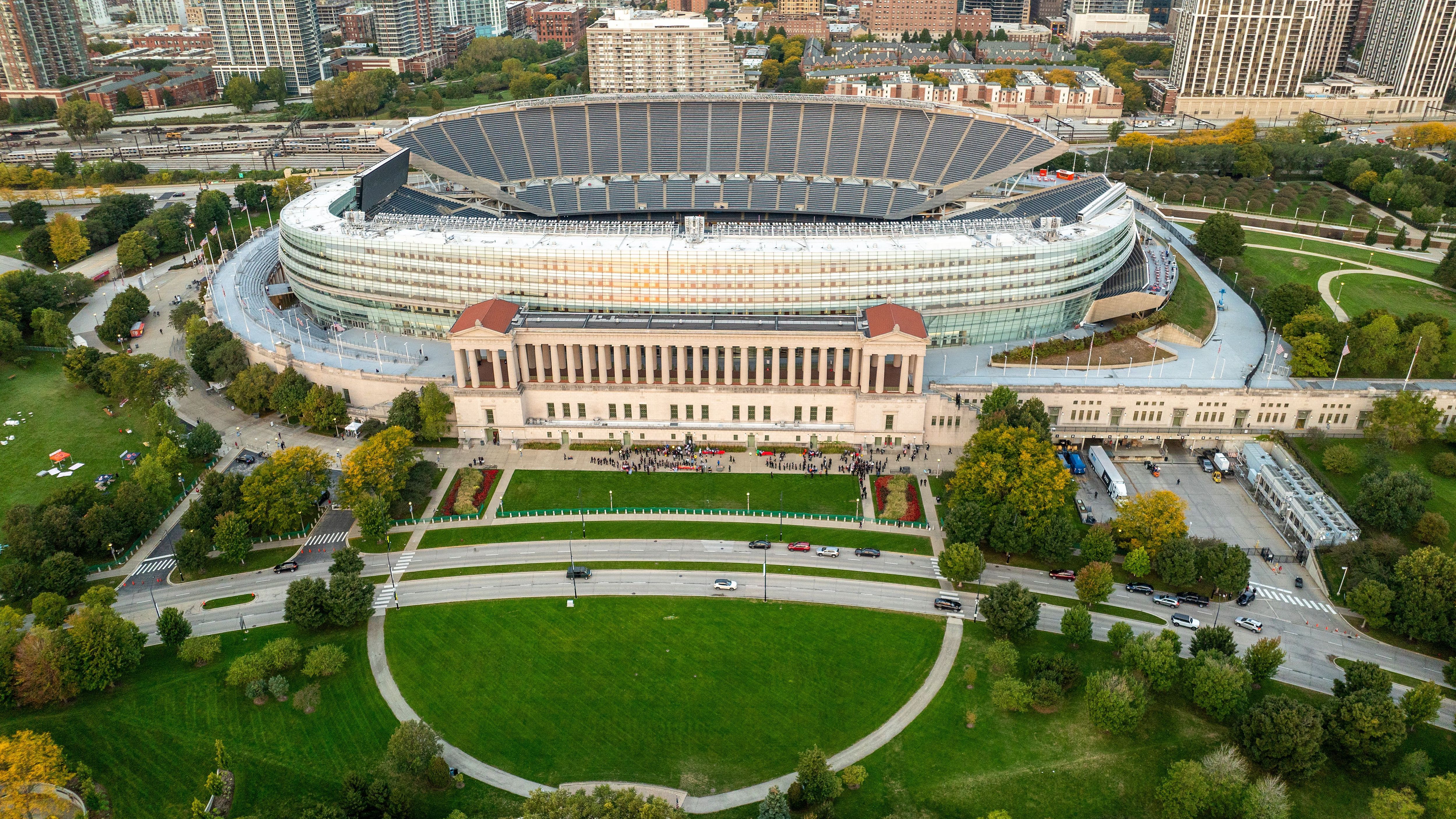 <strong>23. Platz: Soldier Field – Chicago Bears</strong><br>Durchschnittliches Rating: 4.1