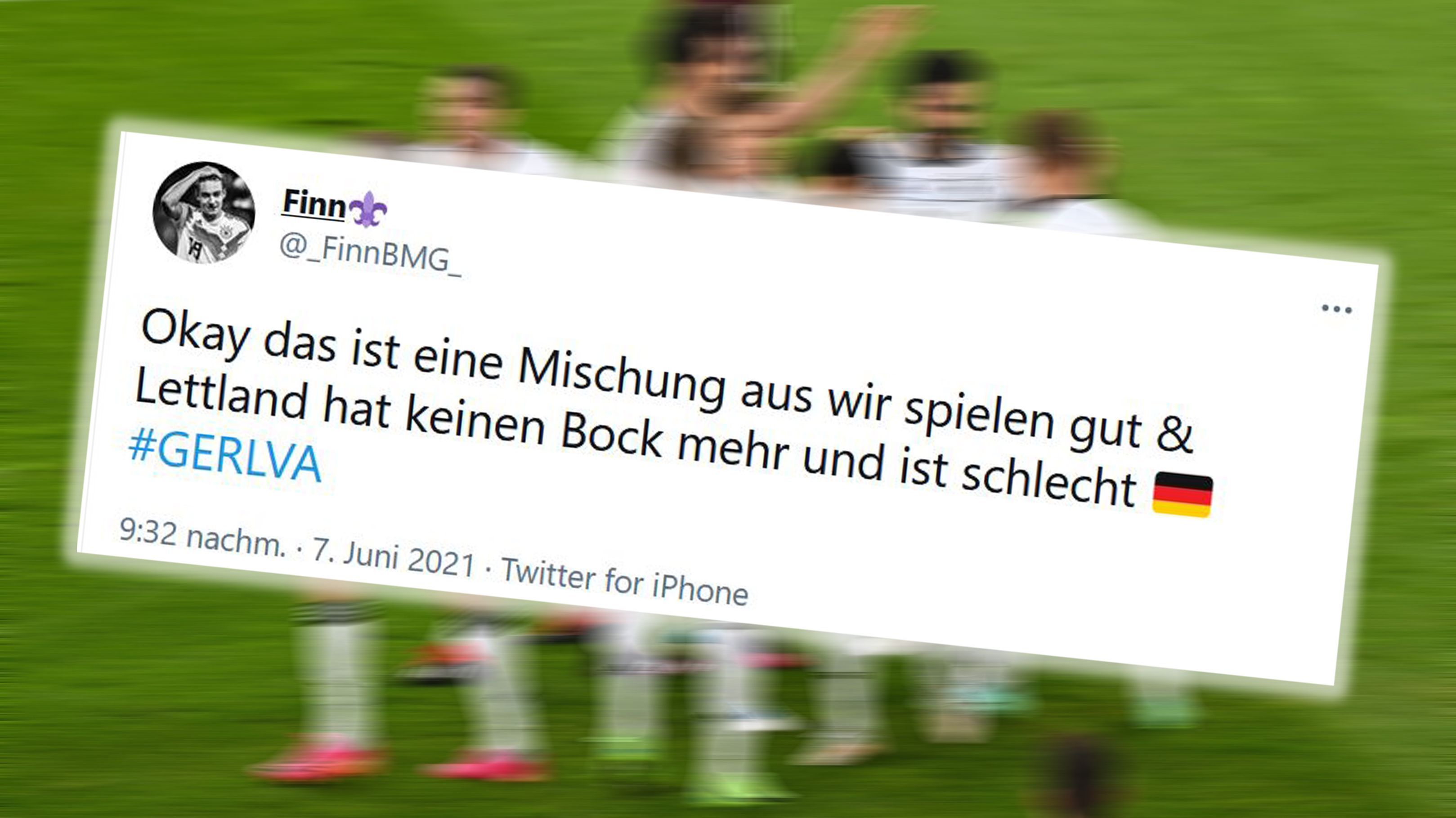 
                <strong>Schwache Letten keine große Hürde</strong><br>
                Sportlich war die Geschichte des Spiels schnell erzählt. Dieser Gegner aus Lettland hat natürlich nicht viel mit dem Kaliber einer Mannschaft wie Frankreich oder Portugal zu tun. 
              