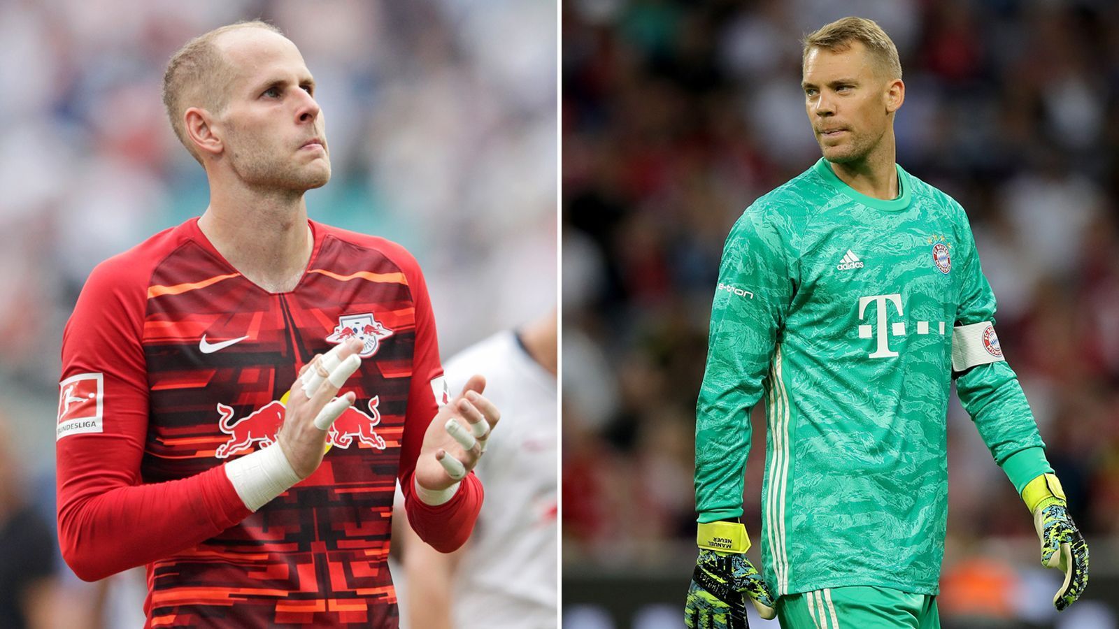 
                <strong>Peter Gulacsi vs. Manuel Neuer </strong><br>
                Leipzigs Nummer eins war zuletzt immer ein verlässlicher Rückhalt für die Roten Bullen. Doch auch Manuel Neuer ist derzeit in einer richtig starken Form, stellte dies auch im Tor des DFB-Teams gegen die Niederlande und Nordirland unter Beweis. Deshalb: Punkteteilung. 1:1.
              