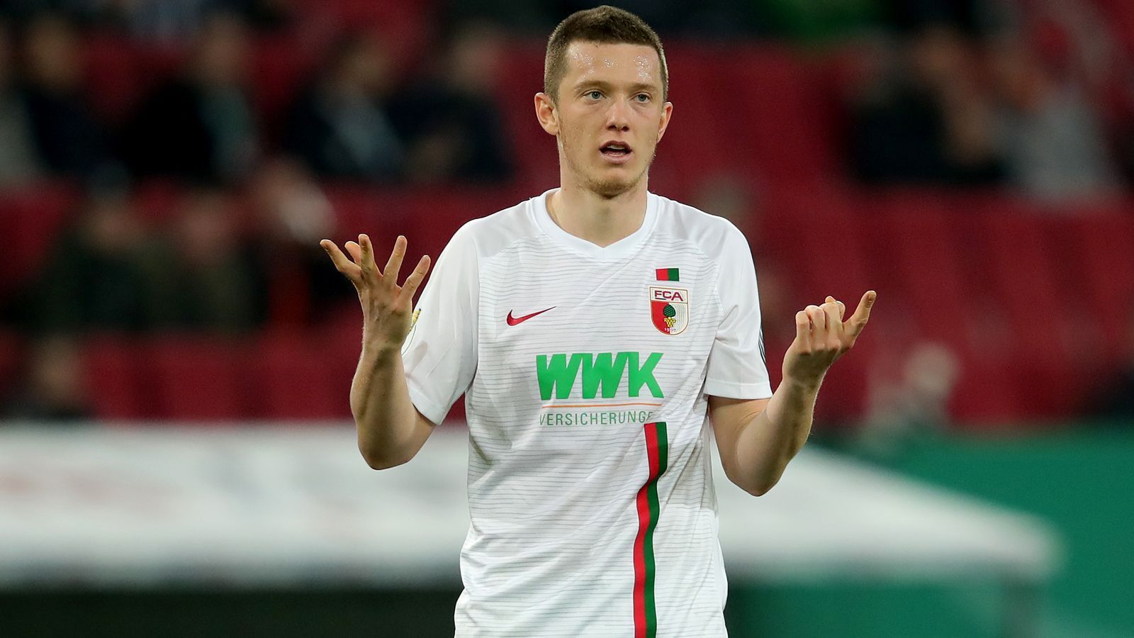 
                <strong>FC Augsburg</strong><br>
                Michael Gregoritsch (24 Jahre, Angriff)Transferwert: 11 Millionen EuroVertrag bis: 2022
              