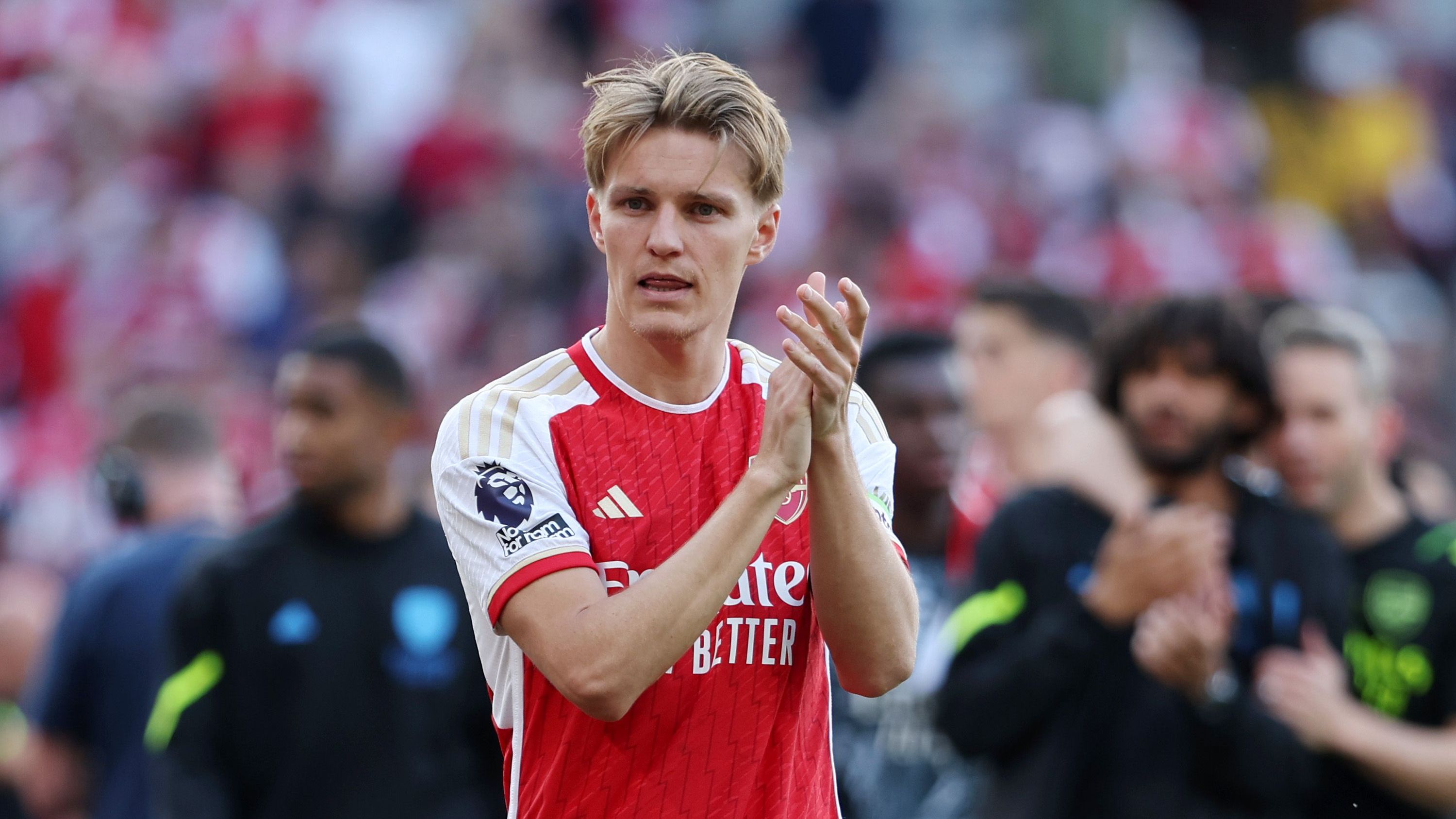 <strong>Platz 13 (geteilt): Martin Odegaard - Marktwert: 110 Millionen Euro</strong>&nbsp;<br>Alter: 25<br>Verein: FC Arsenal