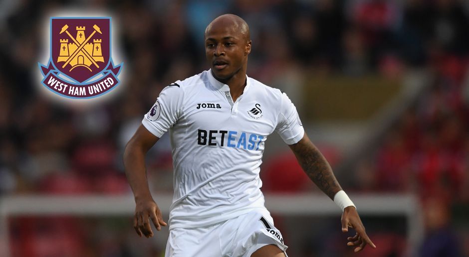 
                <strong>Andre Ayew (Zugang West Ham United)</strong><br>
                Andre Ayew wechselt für 24 Millionen Euro von Swansea City zu West Ham United. Der Ghanaer ist der klubinterne Rekordtransfer für die "Hammers". "Ich freue mich, für diese Fans zu spielen und hoffe, ich kann die Leute hier glücklich machen", erklärte der 26-Jährige. In der vergangenen Saison brachte es Ayew in der Premier League auf insgesamt zwölf Treffer und fünf Assists.
              