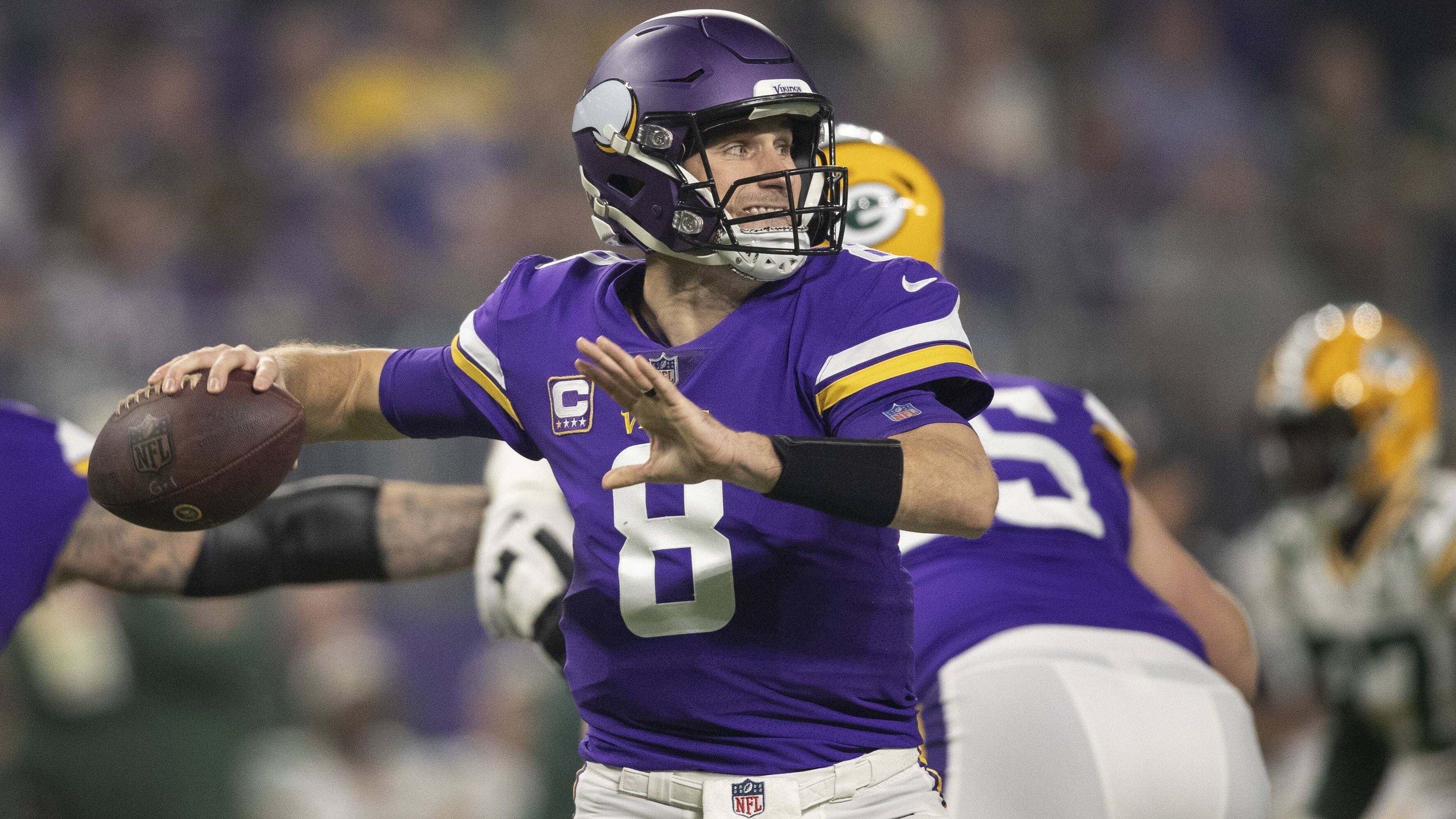 <strong>Platz 6 (geteilt): Kirk Cousins</strong><br>Fumbles insgesamt: 26<br>Davon verlorene Bälle: 9<br>Team: Minnesota Vikings<br>Spiele: 41