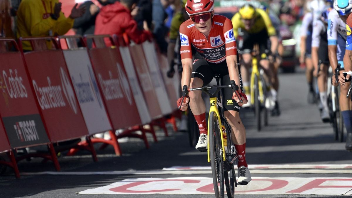 Vingegaard gewinnt seine zweite Etappe der 80. Vuelta