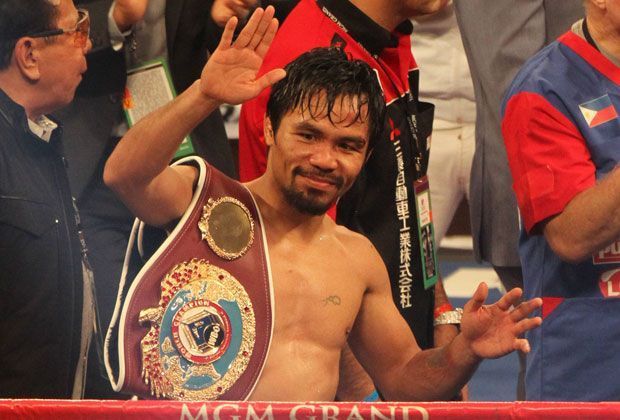 
                <strong>10. Manny Pacquiao</strong><br>
                Pacquiao ist neben Mayweather Jr. der momentan erfolgreichste Boxer der Welt. Er wurde in unglaublichen sieben Gewichtsklassen Weltmeister. Damit ist er der einzige Boxer, dem dies jemals gelang. Ein Kampf zwischen Mayweather Jr. und ihm könnte sich übrigens 2015 anbahnen.
              