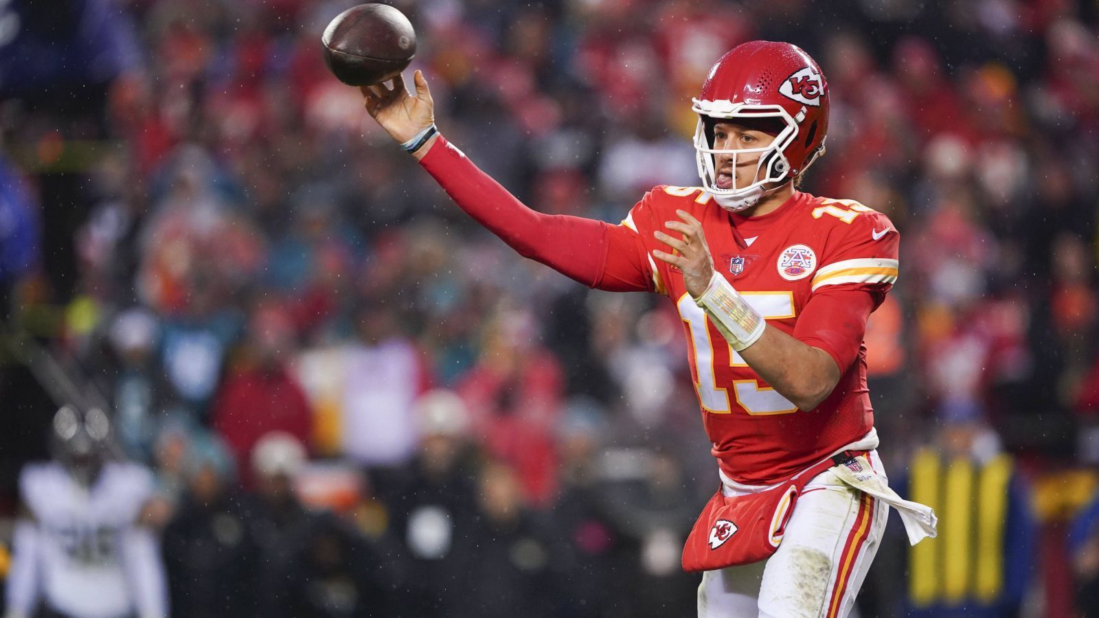 <strong>Platz 30: Kansas City Chiefs</strong><br>Gesamtentfernung: 101 Yards<br>Passing Touchdowns insgesamt: 28<br>Häufig eingesetzter Quarterback: Patrick Mahomes (27 TDs in 16 Spielen)