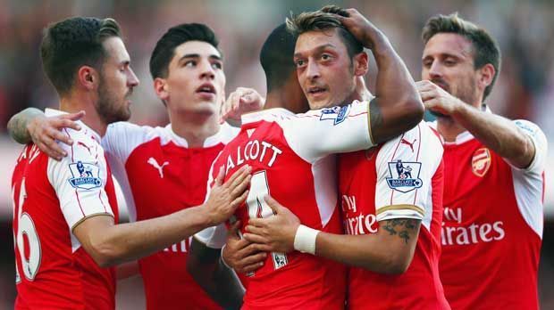 
                <strong>Mesut Özil</strong><br>
                Mesut Özil: Der teuerste Einkauf der Arsenal-Historie führt beim 2:0-Sieg über Stoke City Regie im Mittelfeld der Gunners. Der Regisseur gibt zwei Vorlagen.
              