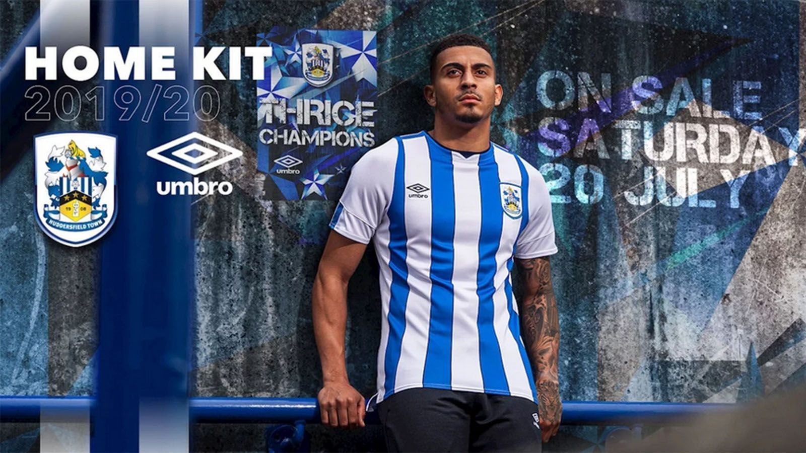 
                <strong>Huddersfield Town</strong><br>
                Das blau-weiß gestreifte Heimtrikot der Terriers kommt in der neuen Saison ohne Trikosponsor aus, die Brust bleibt blank. Huddersfield unterstützt damit die Kampagne "Save our Shirt" von Paddy Power. Die Initiative stzt sich für die Einführung von Fußballtrikots ohne Markenzeichen ein, um damit den Fans das Trikot zurückzugeben.
              