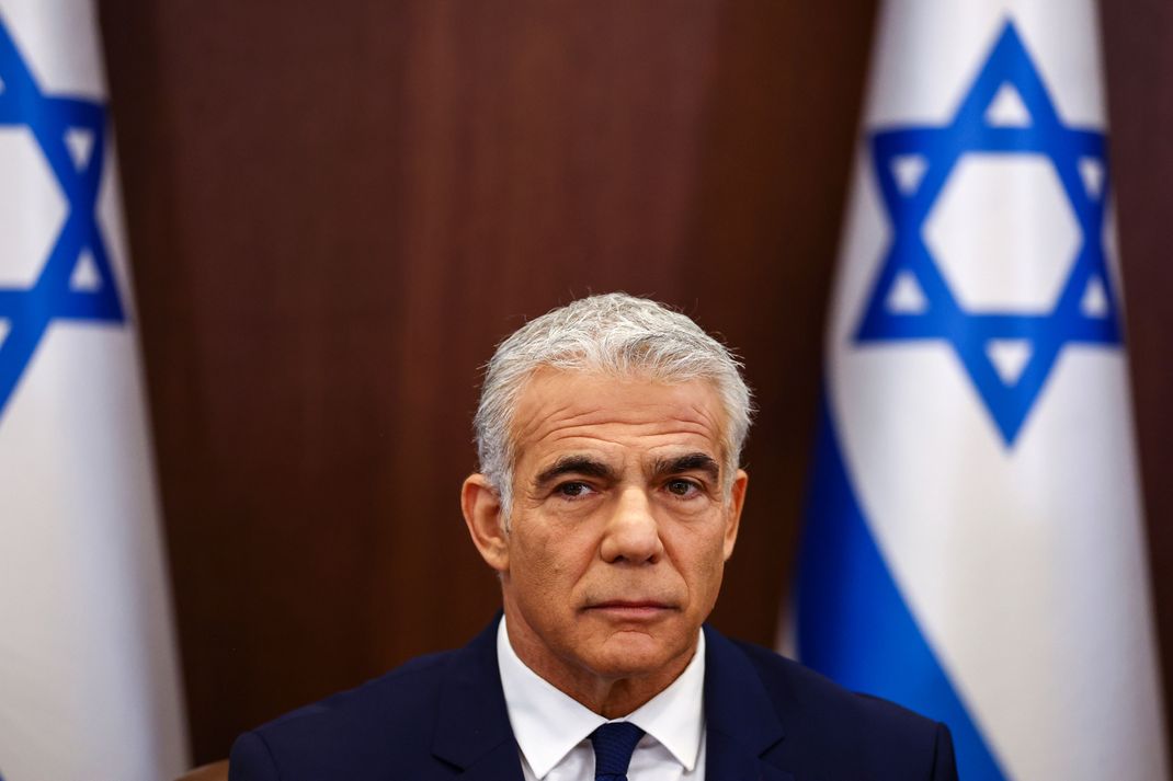 Israels Oppositionsführer Jair Lapid äußerte Kritik an der Entscheidung Netanjahus.