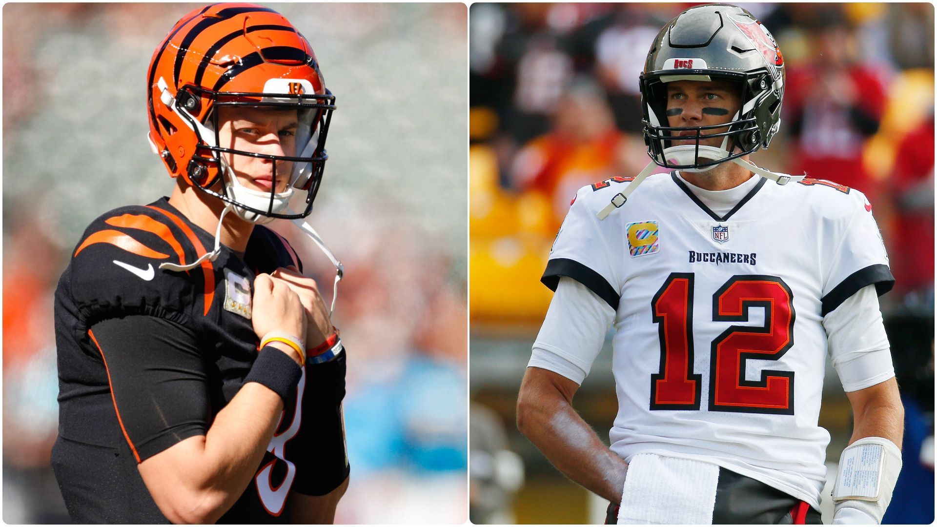 NFL Bengals at Bucs Burrow vs. Brady im QuarterbackVergleich