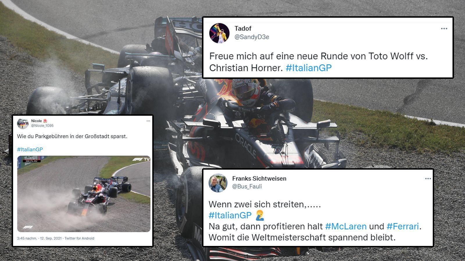 
                <strong>Hamilton vs Verstappen</strong><br>
                Auf die Stimmen der Verantwortlichen sind wir natürlich trotzdem gespannt. 
              