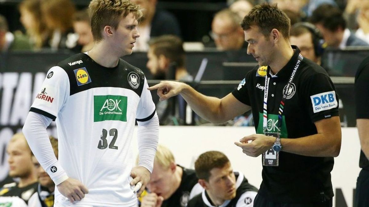 Franz Semper (l.) fällt für Handball-EM aus