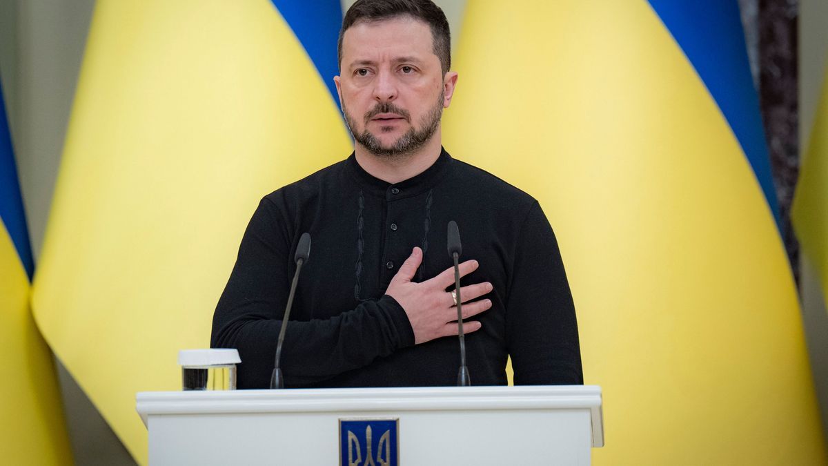 Wolodymyr Selenskyj, Präsident der Ukraine.