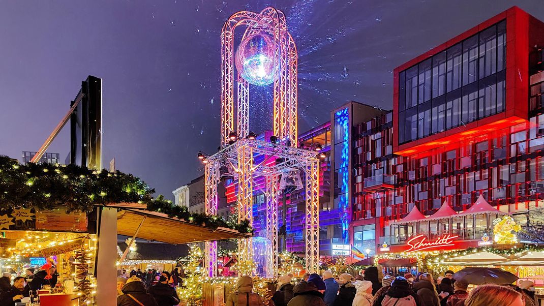 Weihnachtsmarkt auf der Reeperbahn: Jetzt zeigt sich St. Pauli mal von der beschaulichen Seite.