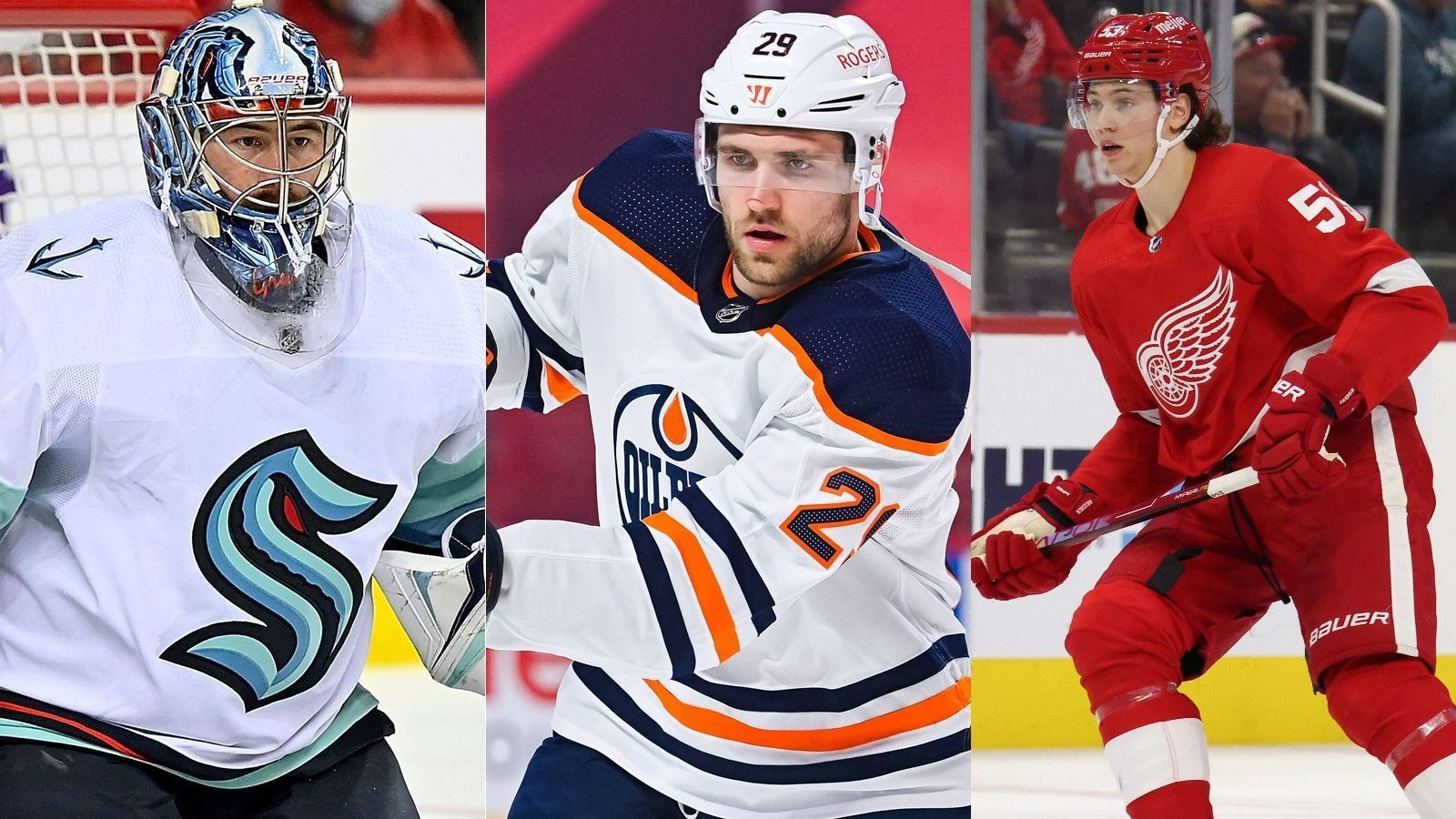 <strong>Draisaitl, Grubauer, Seider und Co.: Die Deutschen in der NHL</strong><br>
                Gleich mehrere Deutsche sind in der NHL-Saison 2023 am Start (ab Februar jeden Sonntagabend live auf ProSieben MAXX und ran.de). Einige von ihnen sind dabei absolute Schlüsselspieler. <strong><em>ran</em></strong> erklärt, welche Rolle die deutschen Akteure bei ihren Teams spielen.
