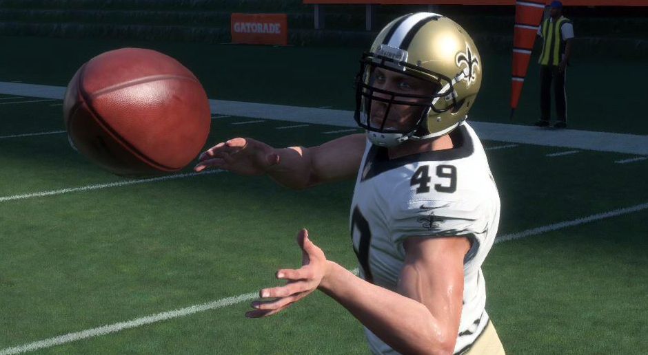 
                <strong>Justin Drescher (New Orleans Saints, Long Snapper)</strong><br>
                Gesamtbewertung 42
              