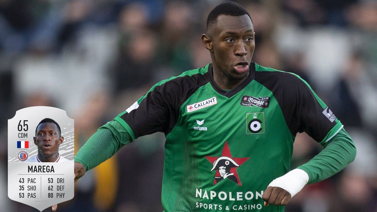 
                <strong>Platz 5: Issa Marega - LB Châteauroux </strong><br>
                Stärke 94
              