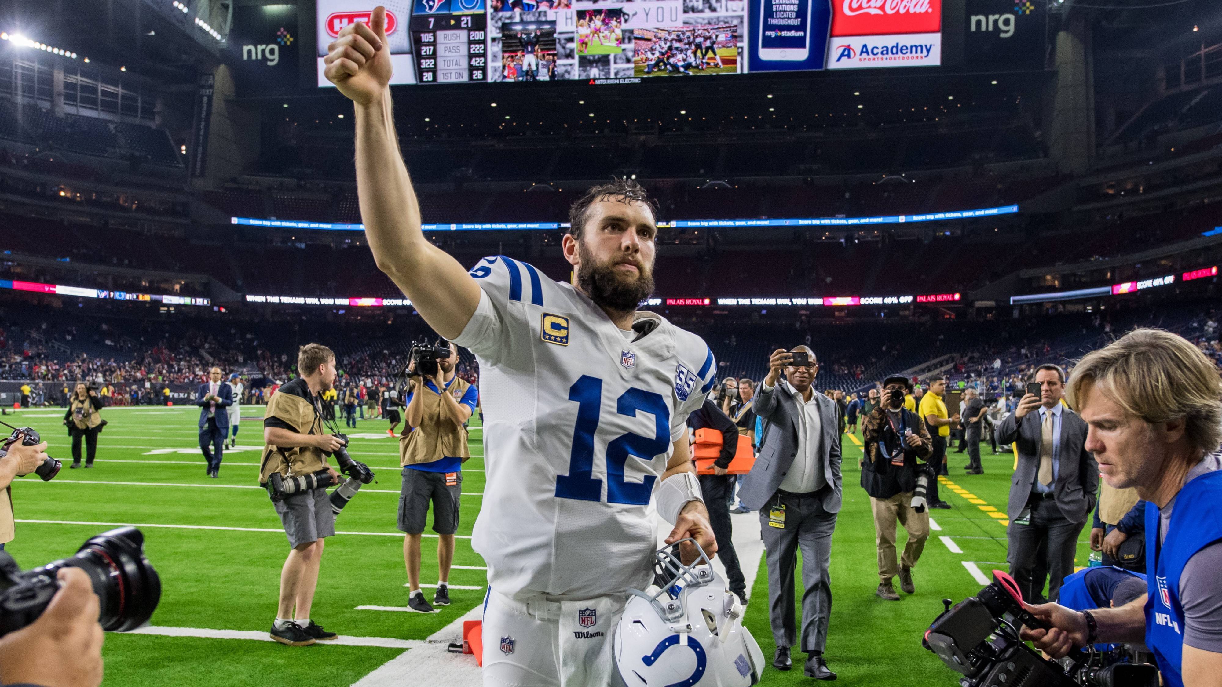 
                <strong>Platz 5: Andrew Luck (Quarterback)</strong><br>
                Karriereende 2019 bei den Indianapolis ColtsRestdauer Vertrag: 3 JahreDead Cap: 18,4 Millionen Dollar
              