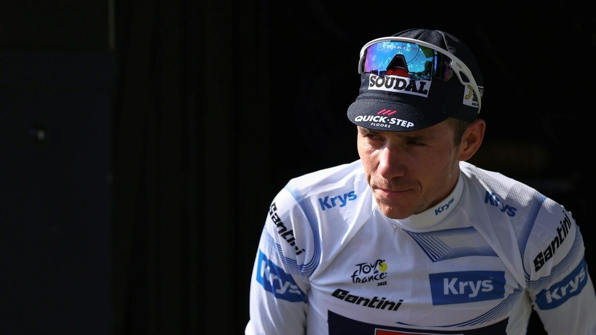 Remco Evenepoel im Weißen Trikot