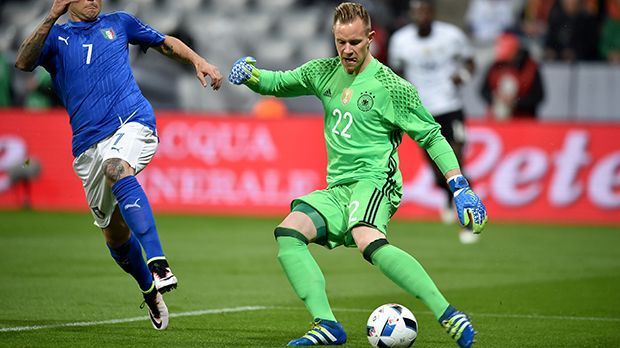 
                <strong>Marc-André ter Stegen</strong><br>
                Marc-Andre ter Stegen: War kaum gefordert, schaffte es aber trotzdem unsicher zu wirken. Zeigte wiederholt Schwächen im Spielaufbau, die ihm im Rennen um den Platz hinter Manuel Neuer noch zum Verhängnis werden könnten. ran-Note: 4
              