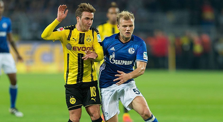 
                <strong>Johannes Geis</strong><br>
                Johannes Geis: Ließ sich als Sechser immer wieder in die Dreier-Abwehrkette zurückfallen. Versuchte mit langen Bällen die BVB-Abwehr auszuhebeln. Das gelang zu Beginn der 2. Halbzeit mit einem langen Pass auf Kolasinac, den dieser allerdings nicht verwerten konnte. ran-Note: 3
              