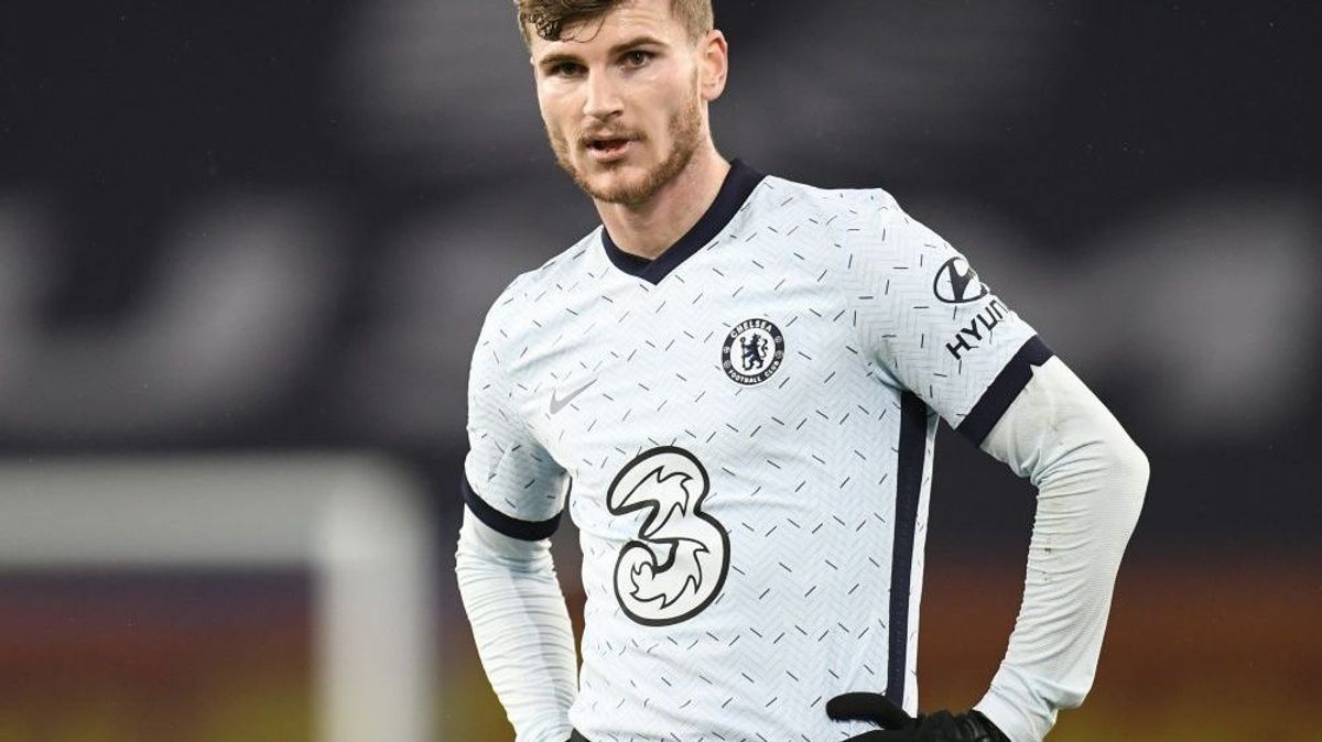 Timo Werner muss lange Zeit von der Bank aus zusehen