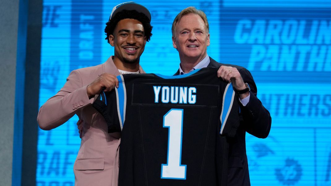 Bryce Young startet seine NFL-Karriere bei den Carolina Panthers