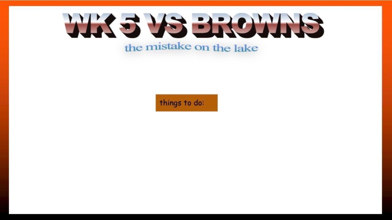 
                <strong>Week 5: vs. Cleveland Browns</strong><br>
                "Der Fehler am See." Mehr muss man, laut Bosa, nicht über die Browns wissen. 
              