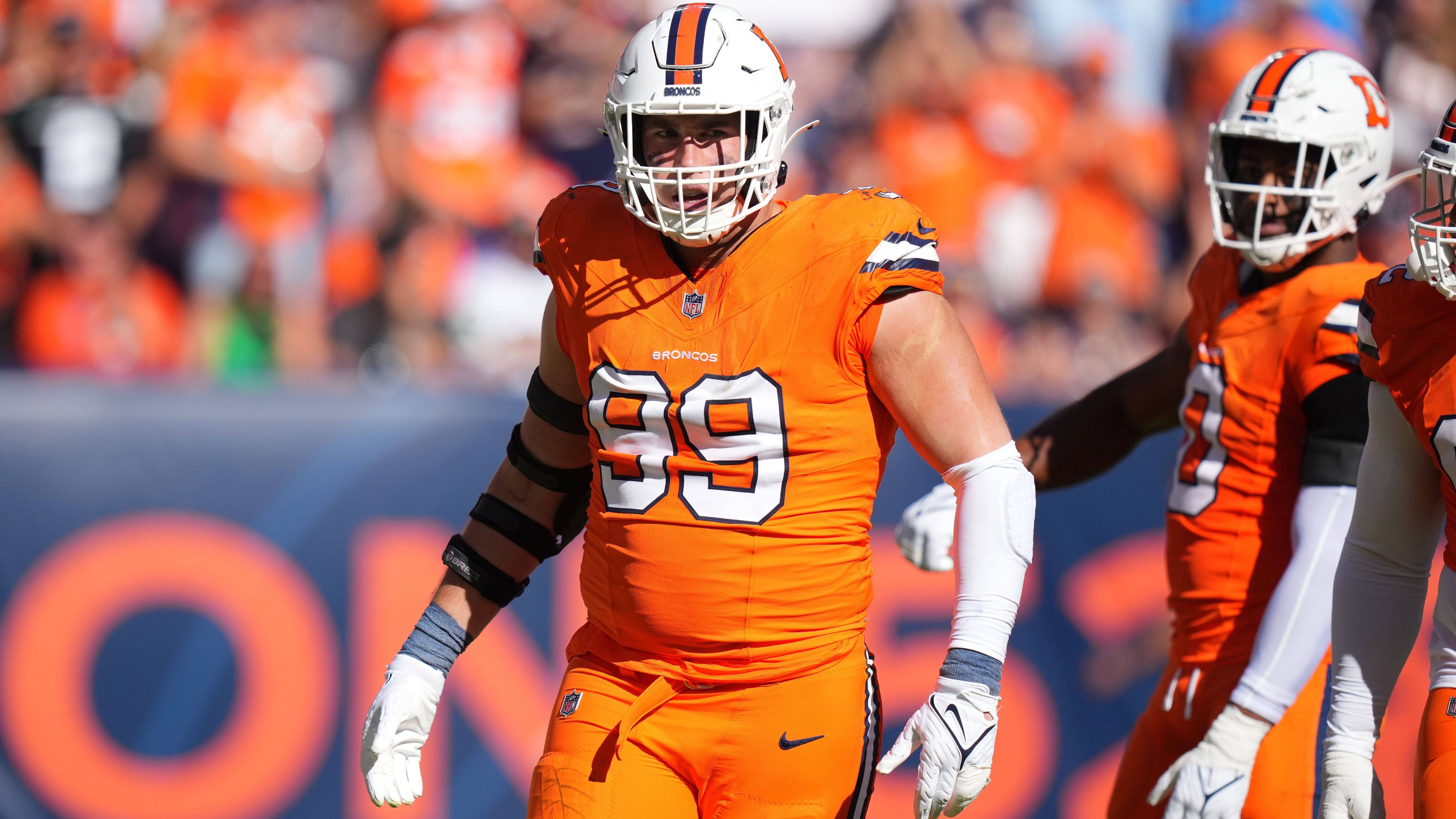 <strong>Denver Broncos: Zach Allen</strong><br>Position: Defensive End<br>Gehalt 2025: 22,5 Millionen US-Dollar<br>Vertragsende: 2029