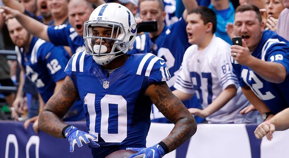 
                <strong>Donte Moncrief (Wide Receiver, Indianapolis Colts)</strong><br>
                Donte Moncrief bracht sich zu Beginn der Saison die Schulterplatte, ist aber mittlerweile wieder fit. Der Wide Receiver der Colts könnte am Sonntag auf den Platz zurückkehren.
              