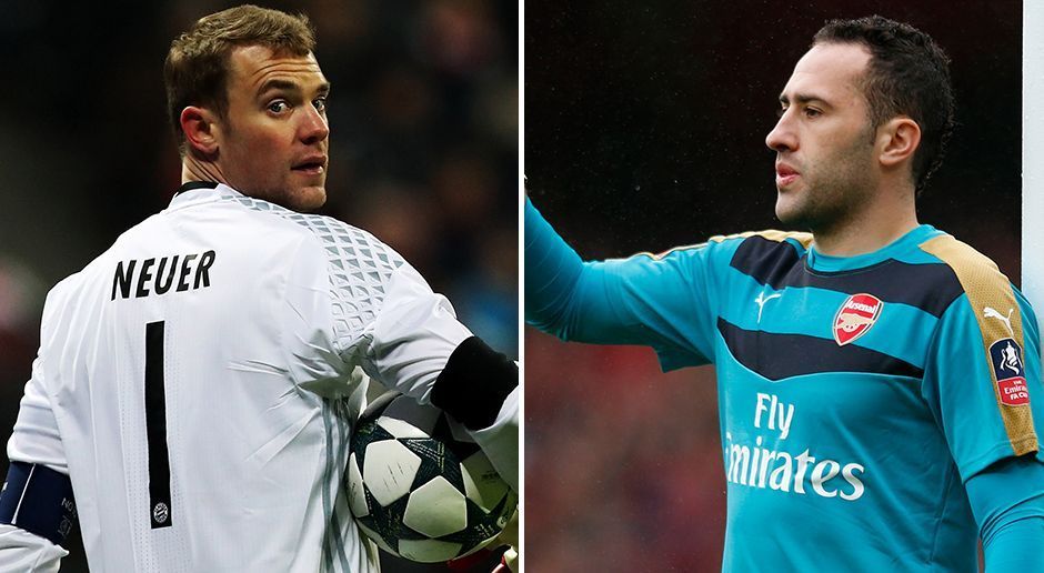 
                <strong>Torwart: Manuel Neuer vs. David Ospina</strong><br>
                Bei den Münchnern steht der seit Jahren beste Keeper des Planeten im Kasten, die Londoner setzen auf ihren Pokal- und Champions-League-Torwart. Während Neuer Woche für Woche nach den Bällen hechtet, hat Ospina in diesem Jahr erst zwei Spiele absolviert. In England wird die Entscheidung, auch gegen den FC Bayern auf den Kolumbianer zu setzen, kontrovers diskutiert. Gegen Neuer hat der "Gunners"-Keeper das Nachsehen - 1:0 für den FC Bayern.
              