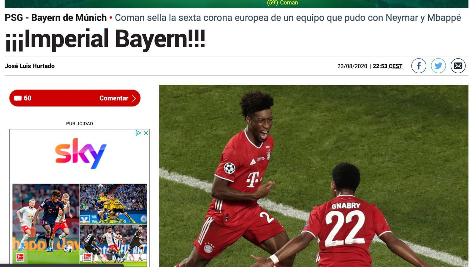 
                <strong>Spanien</strong><br>
                Marca: Das bayerische Imperium!
              