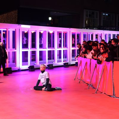 Klimaaktivisten stören die Eröffnung der 73. Berlinale.