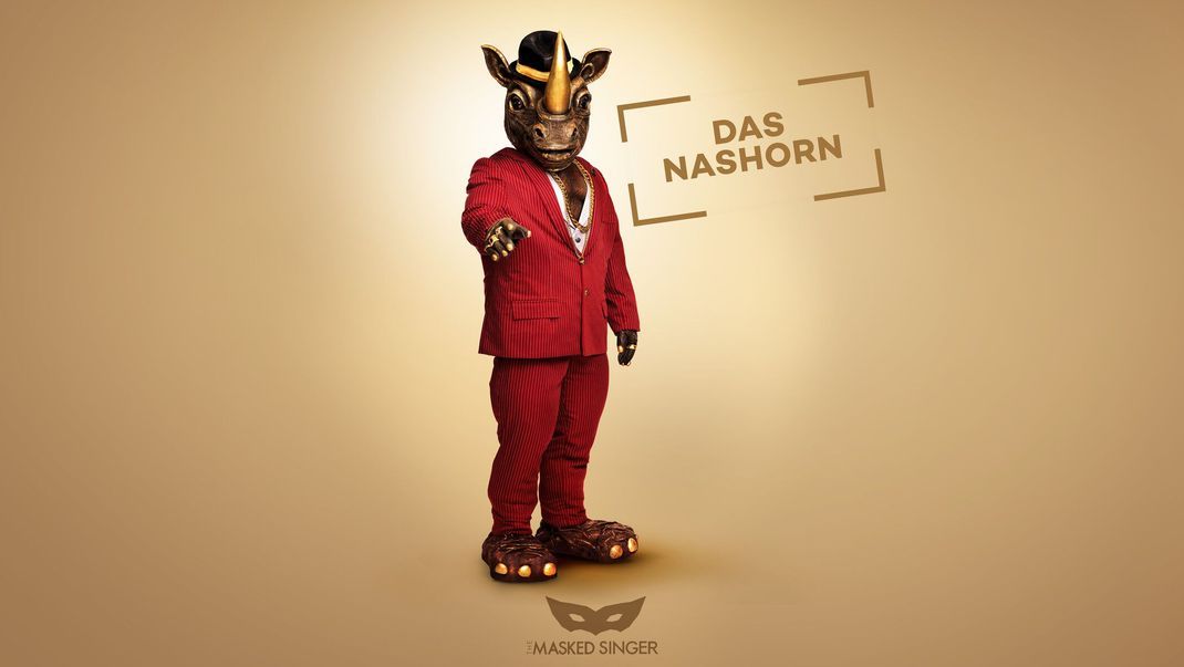 So stylisch hast du "The Masked Singer" noch nicht gesehen! Das Nashorn bringt den ultimativen Swag auf die Bühne!