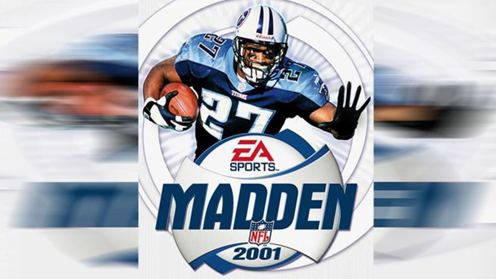 
                <strong>Madden NFL 2001</strong><br>
                Madden NFL 2001 - Cover-Spieler: Eddie George.
              