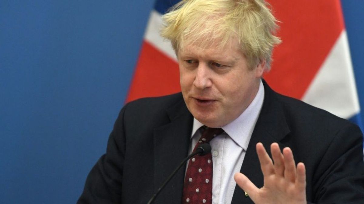Hält einen WM-Boykott für möglich: Boris Johnson