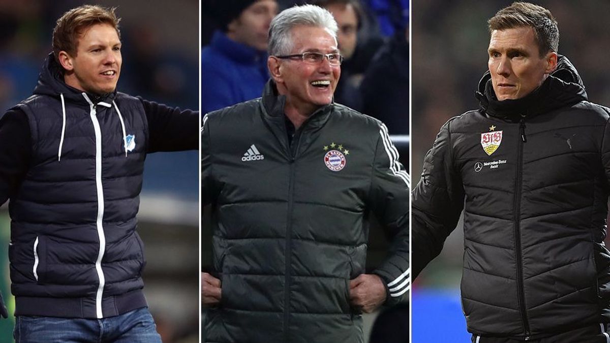 Saison 2017/18: Die Gehaltstabelle der Bundesliga-Trainer