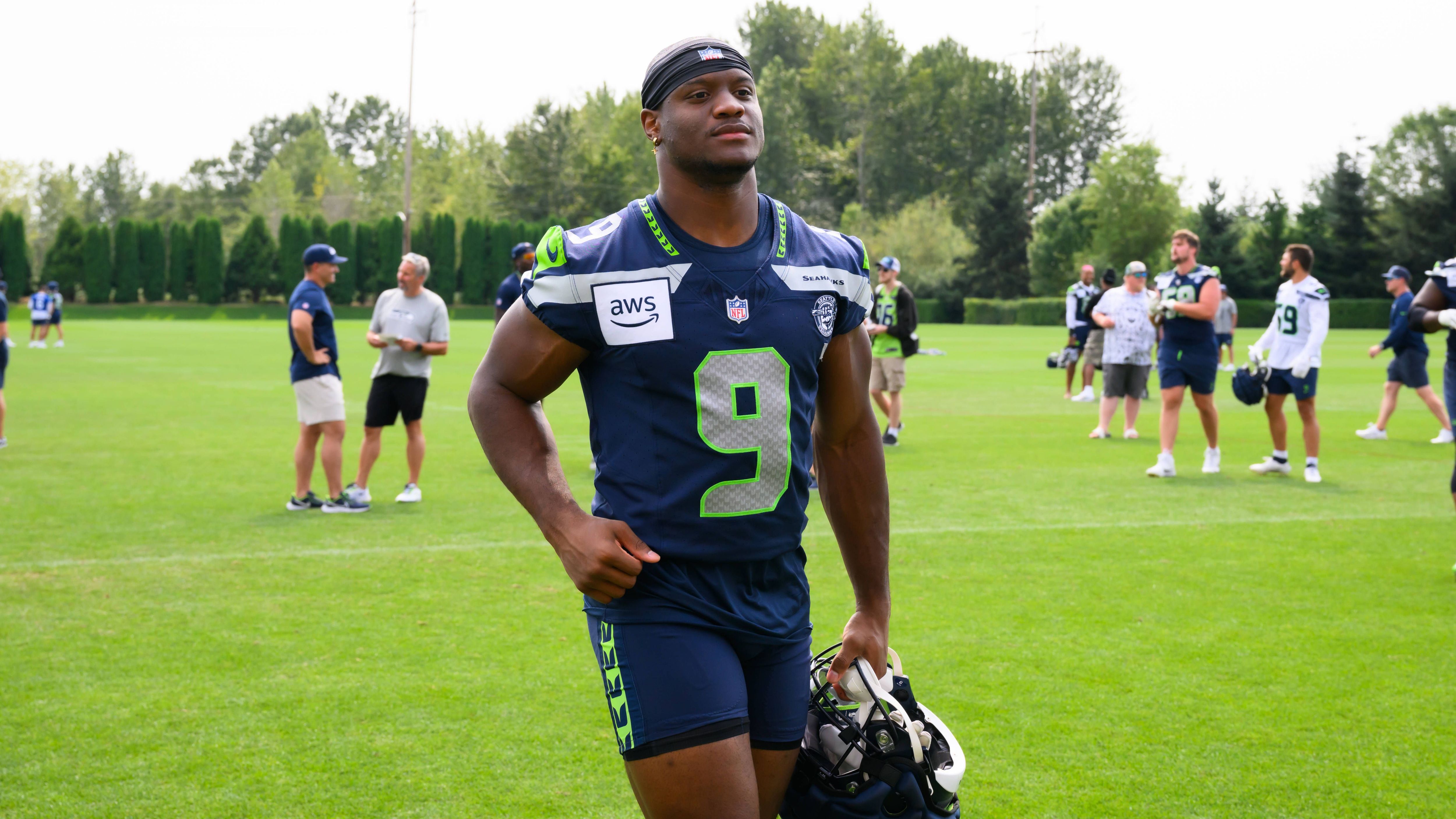 <strong>Platz 8 (geteilt): Kenneth Walker III</strong><br>Team: Seattle Seahawks<br>Rating: 88