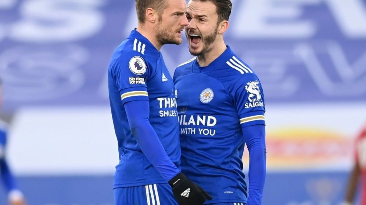 Vardy rettet den Foxes einen Punkt