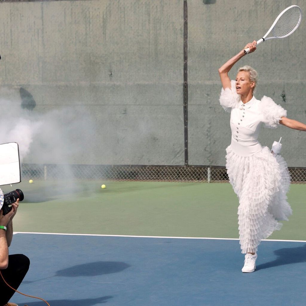 Sportliches Editorial-Shooting und verbissene Zweikämpfe