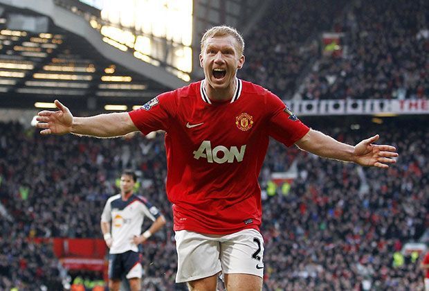 
                <strong>Paul Scholes (Manchester United)</strong><br>
                Paul Scholes gehört neben Giggs in die Reihe der großen United-Spieler. Als der 39-jährige Engländer im Sommer 2013 seine Karriere beendet hatte, blickte er auf 696 Partien und eine Vielzahl an Titeln zurück.  
              