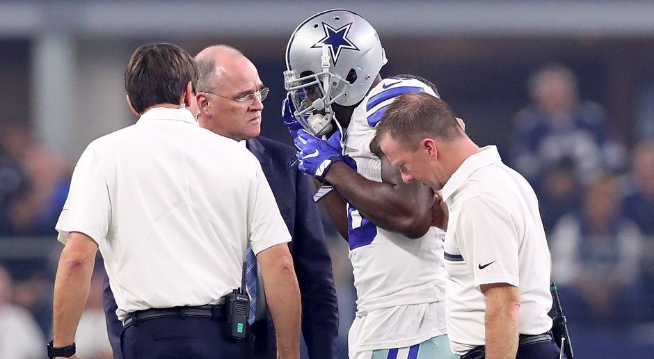 
                <strong>Dez Bryant (Wide Receiver, Dallas Cowboys)</strong><br>
                Dez Bryant: Der Wide Receiver der Dallas Cowboys hat sich im Spiel gegen die Bears einen Haarriss im Knie zugezogen. Head Coach Jason Garrett zeigte sich jedoch vorsichtig optimistisch: "Wir glauben nicht, dass es eine längere Pause nach sich ziehen wird." Allerdings verpasste der Passempfänger auch die Partie am 6. Spieltag.
              